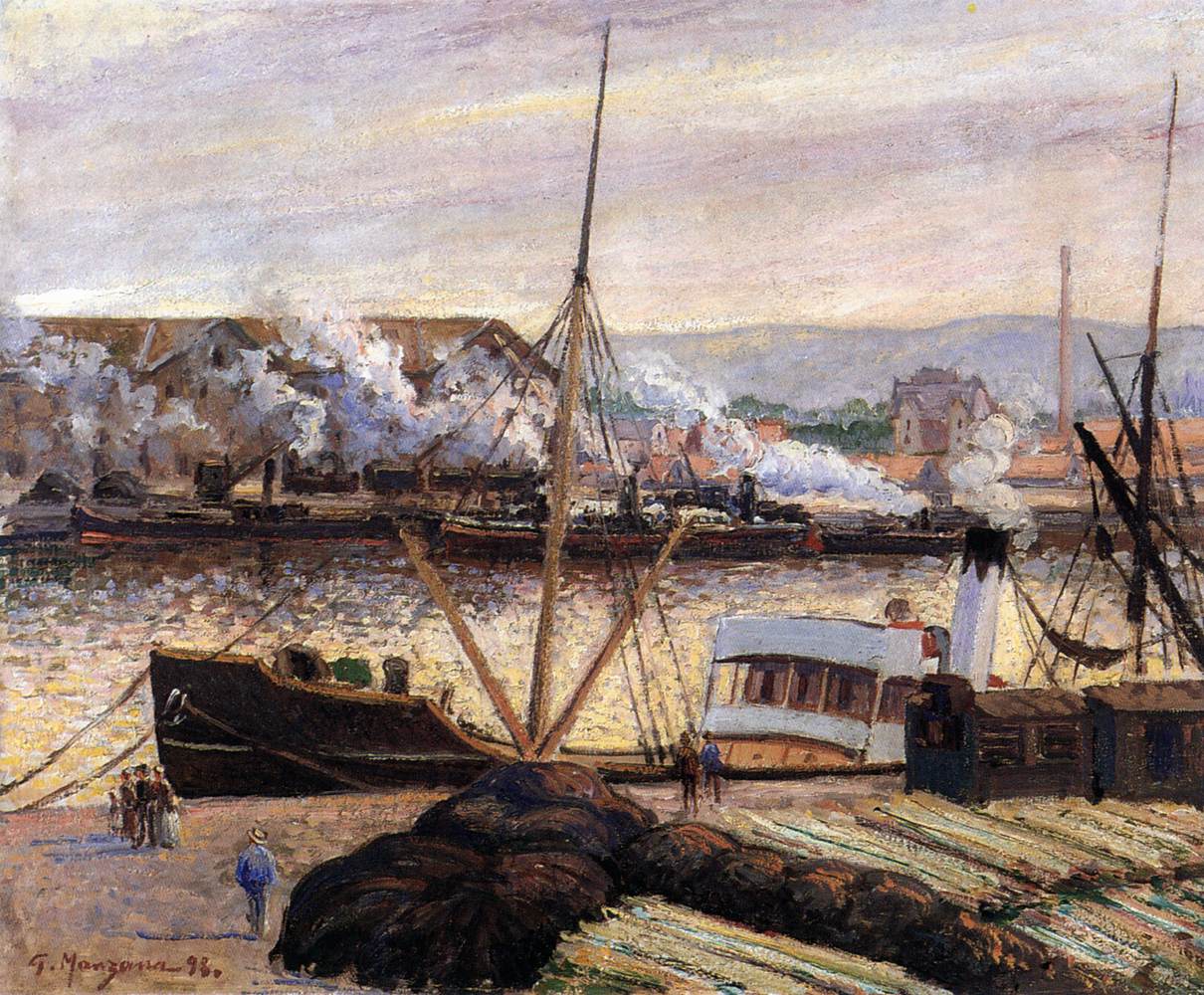 The Harbour at Rouen