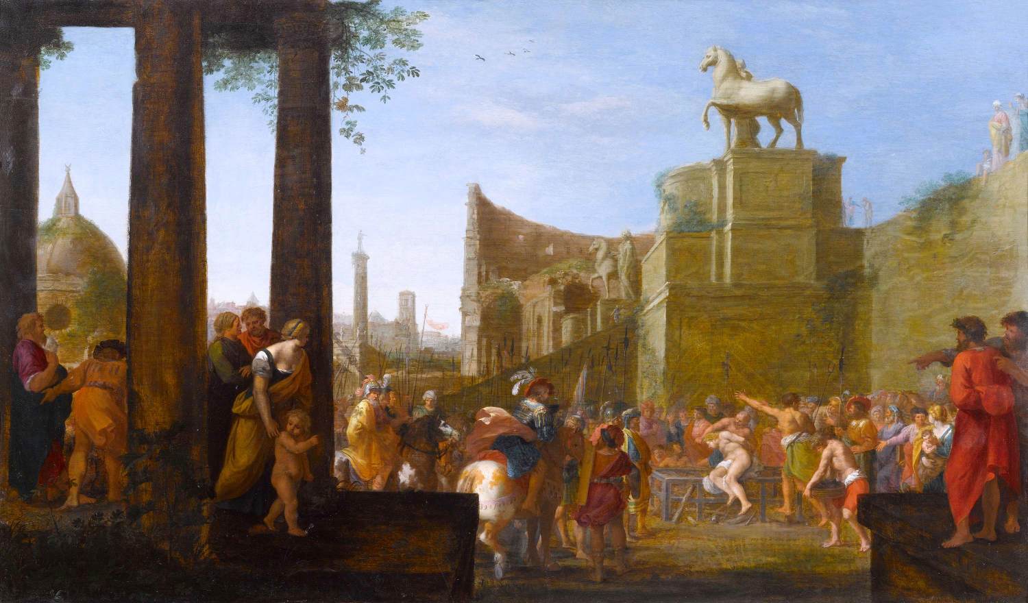 Capriccio View of Rome with the Martyrdom of St Lawrence