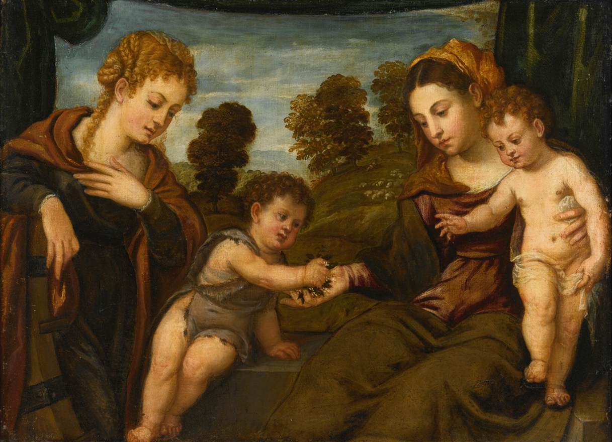 Madonna and Child with St Catherine and the Infant St John the Baptist