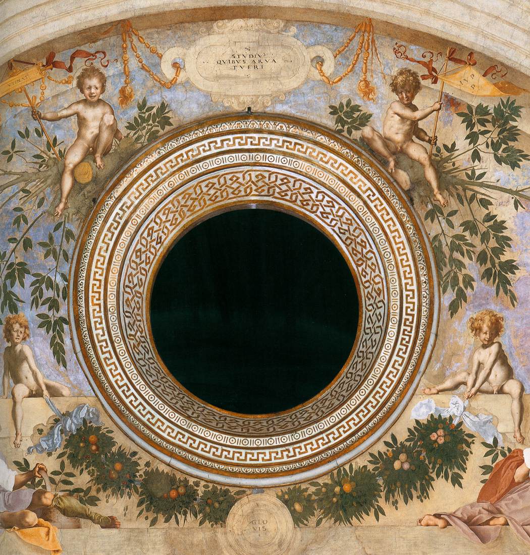 Lunette fresco (detail)