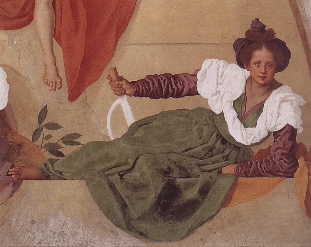 Lunette fresco (detail)