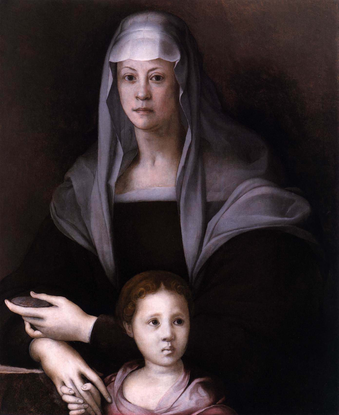 Maria Salviati with Giulia de' Medici