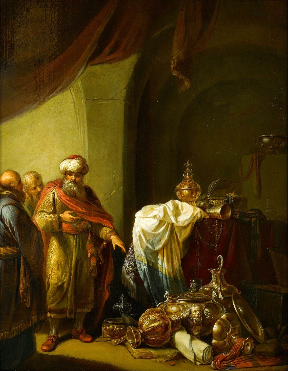Croesus Shows Solon his Wealth
