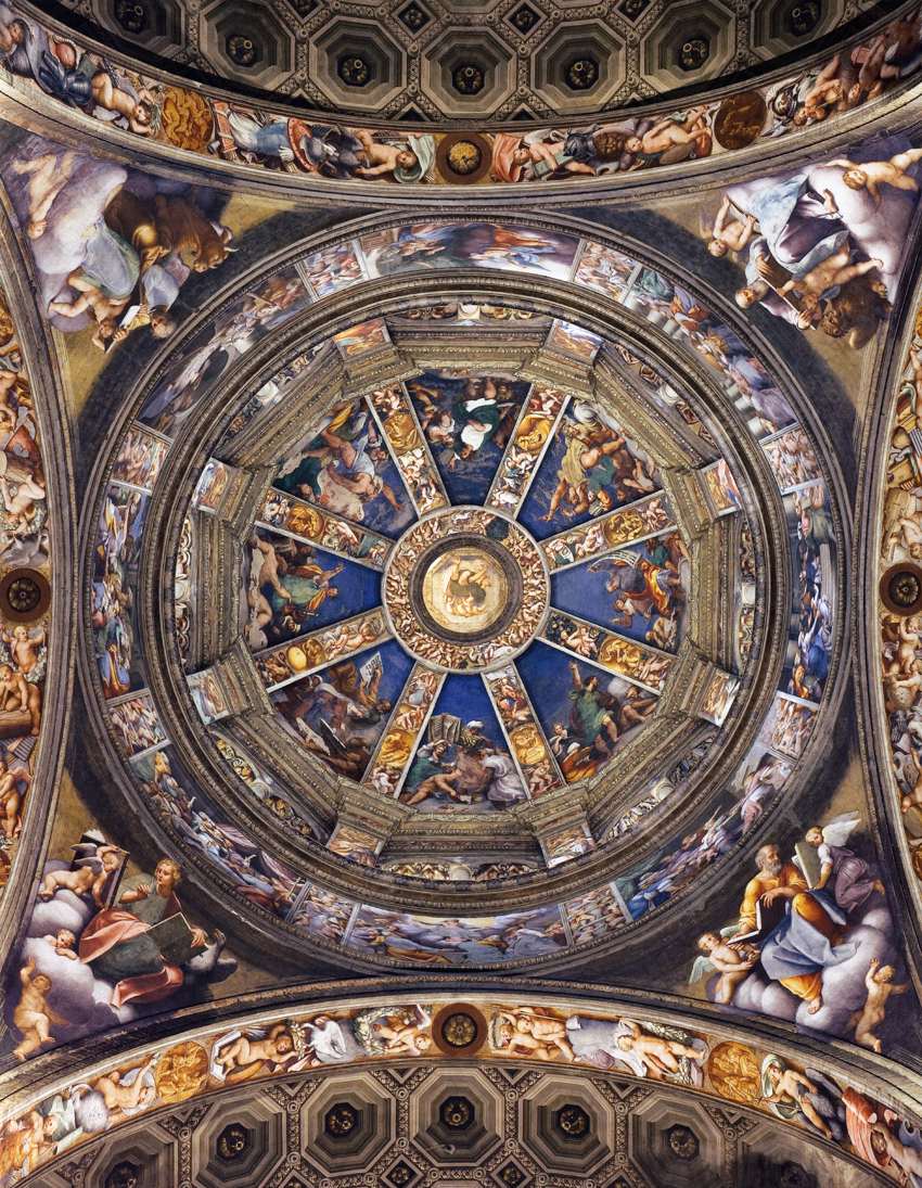 Decoration of the main dome