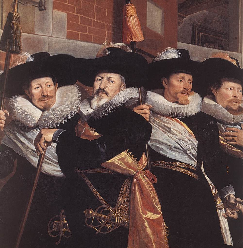 Officers of the Civic Guard of St Adrian (detail)