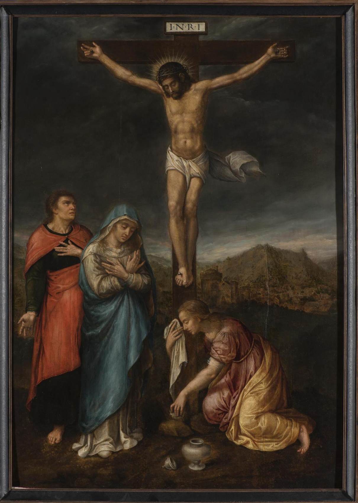 Crucifixion with the Virgin Mary, St John the Evangelist and Mary Magdalene