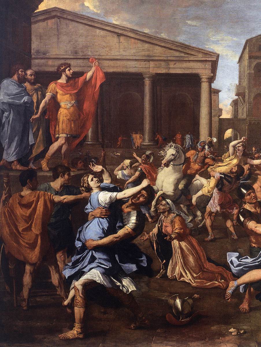 The Rape of the Sabine Women (detail)