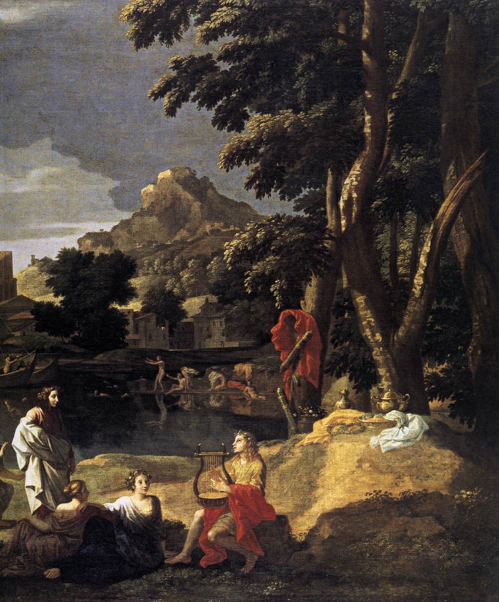 Landscape with Orpheus and Euridice (detail)