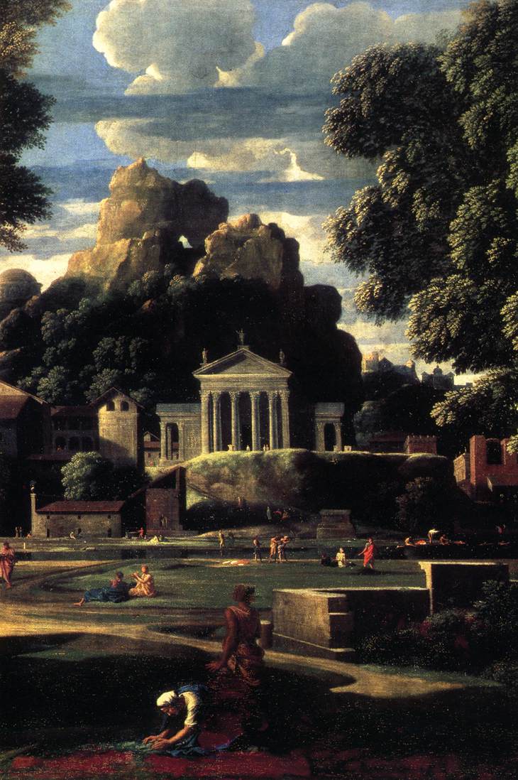 Landscape with the Gathering of the Ashes of Phocion by his Widow (detail)