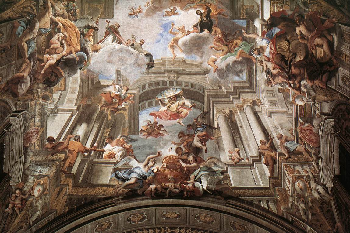 Allegory of the Jesuits' Missionary Work (detail)