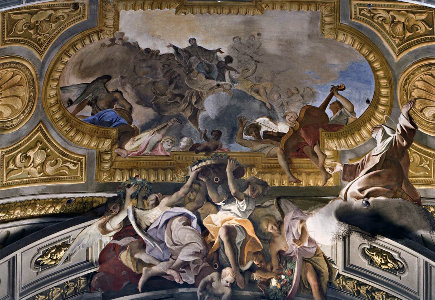 Right transept vault: Vision of St Maria Maddalena de' Pazzi