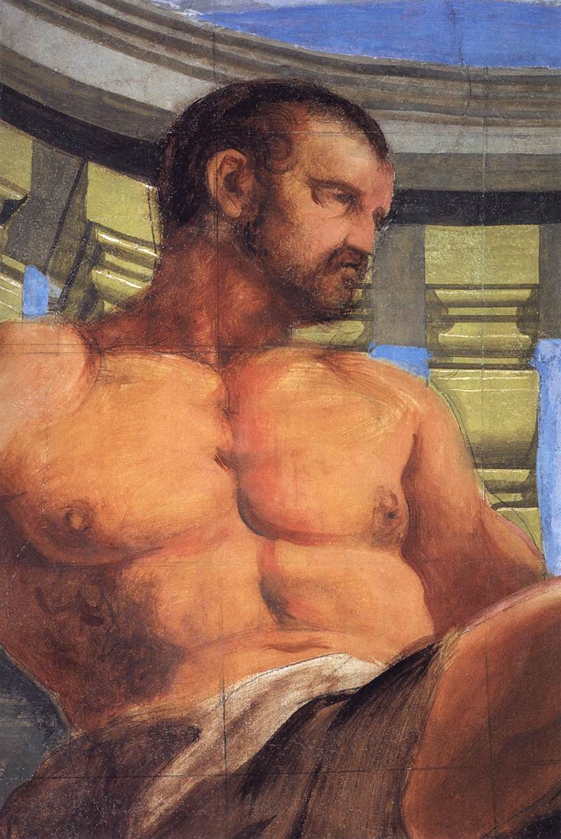 Omphale Punishing Hercules (detail)