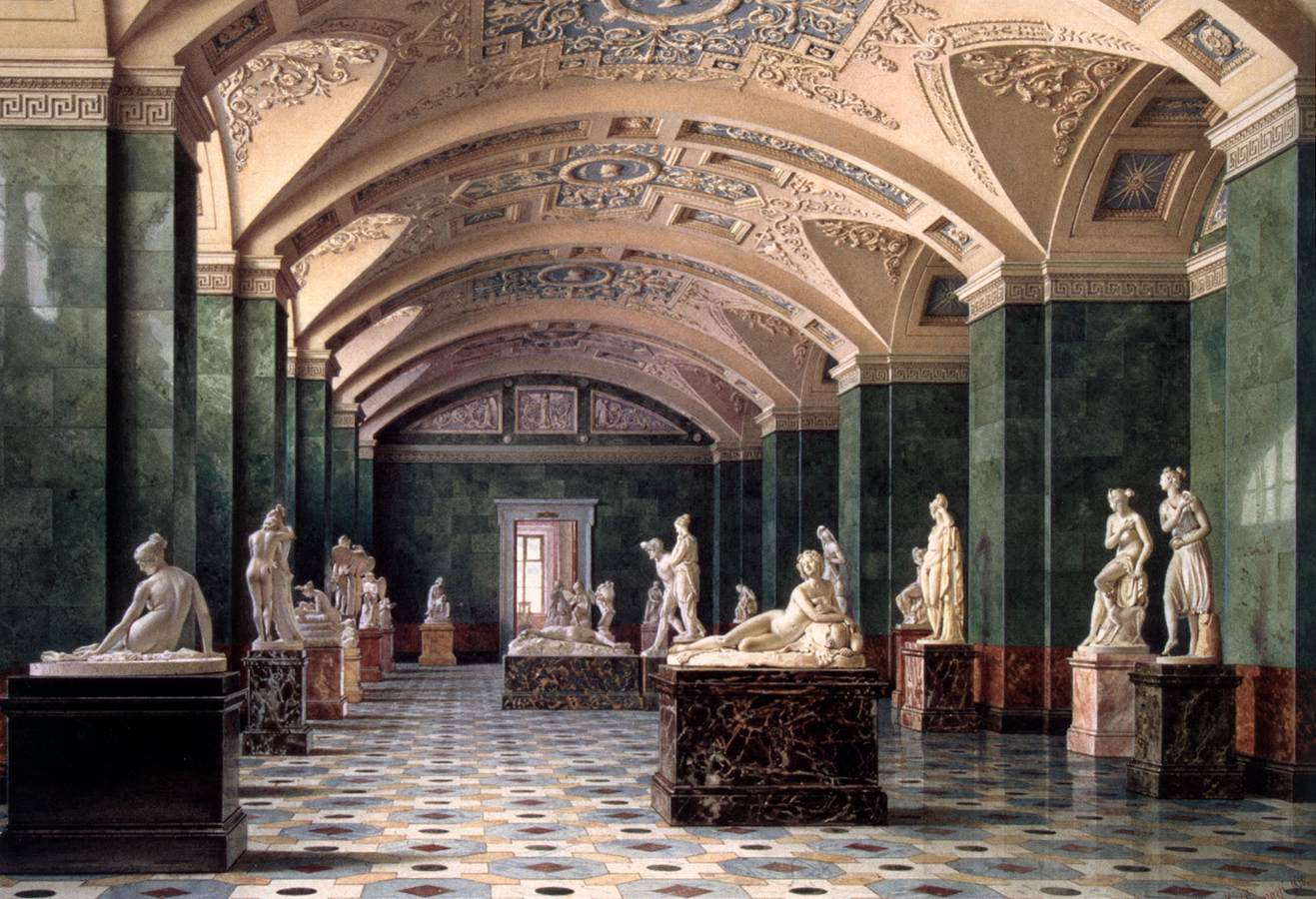 The First Hall of New Sculpture in the New Hermitage