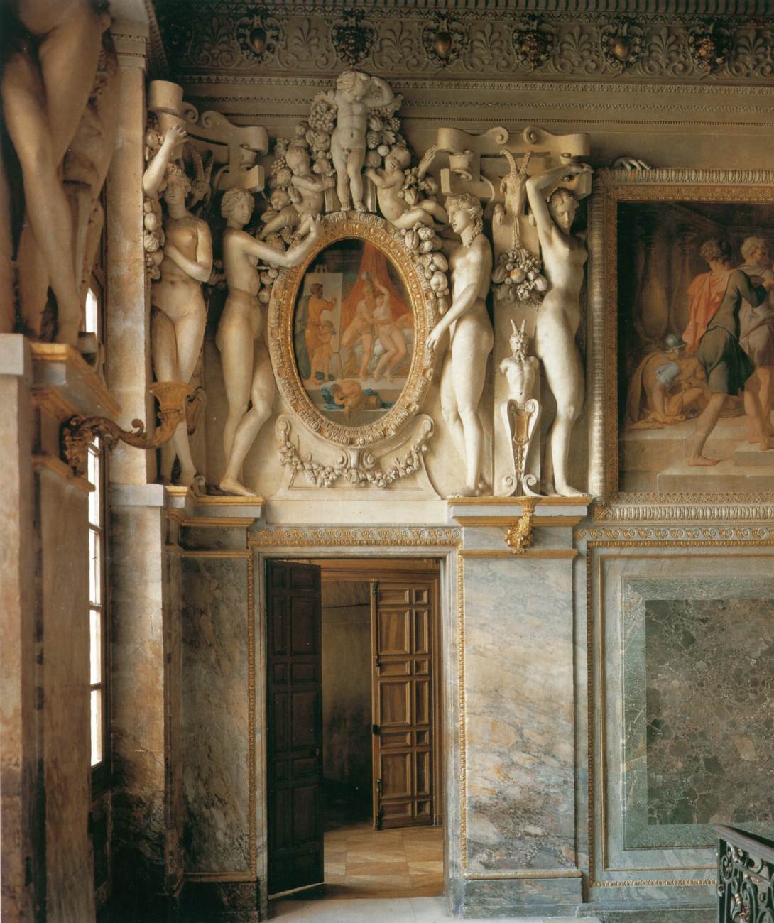 Decoration of the Royal Staircase (detail)