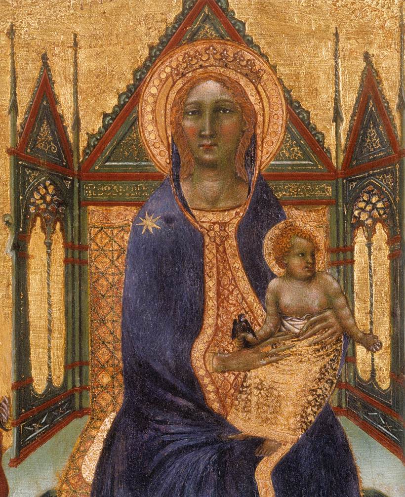 Virgin and Child with Angels and Saints (detail)