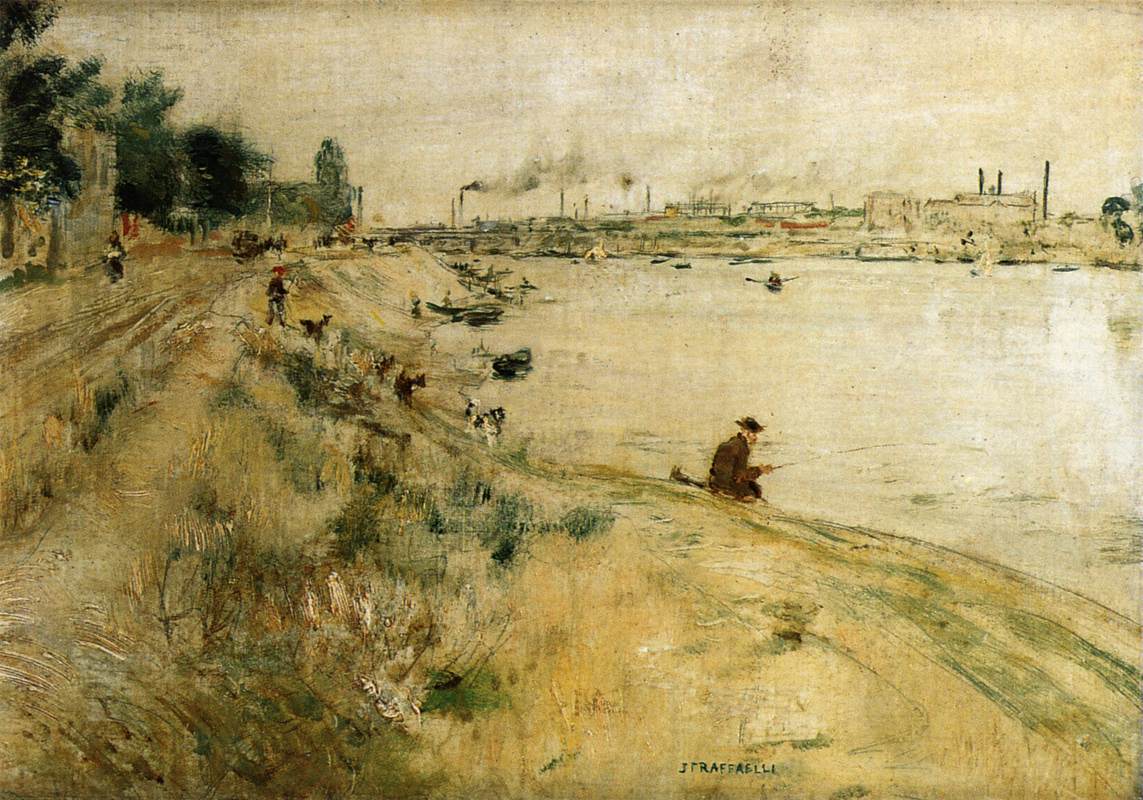 Fisherman on the Bank of Seine