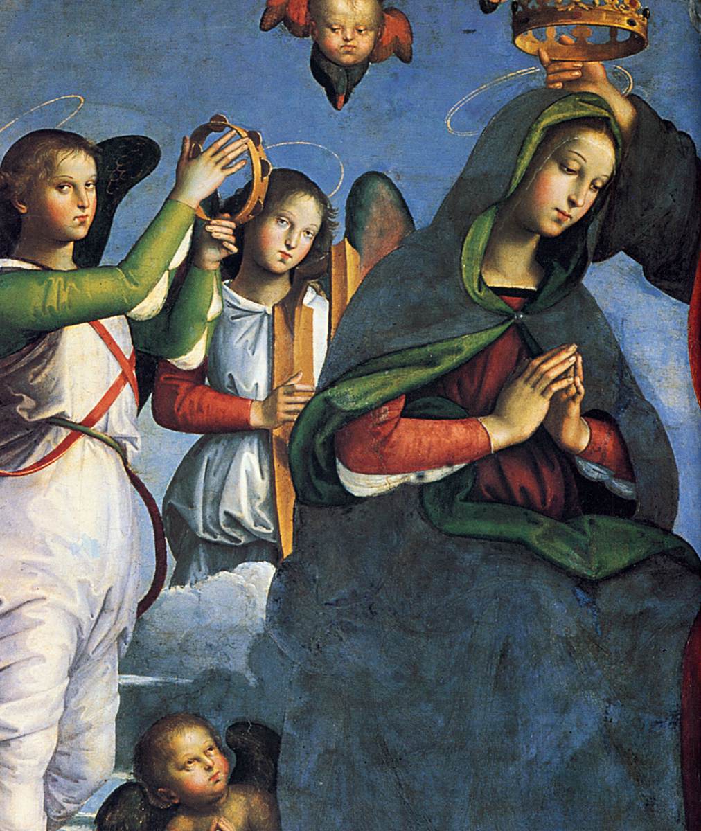 The Crowning of the Virgin (detail)