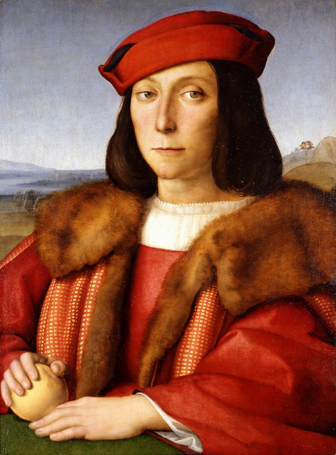 Young Man with an Apple