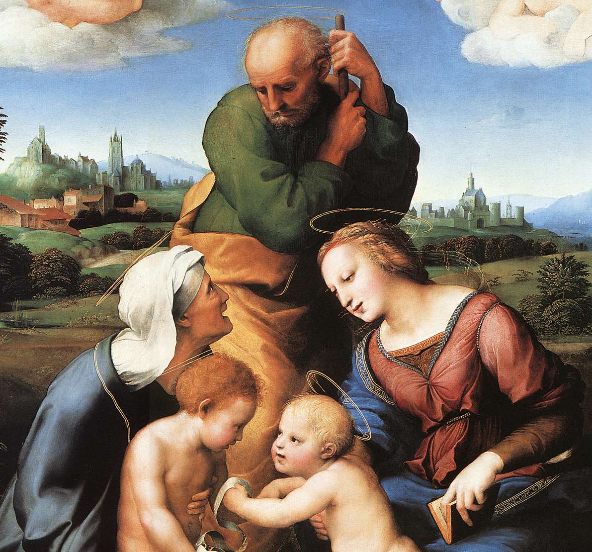 The Canigiani Madonna (detail)