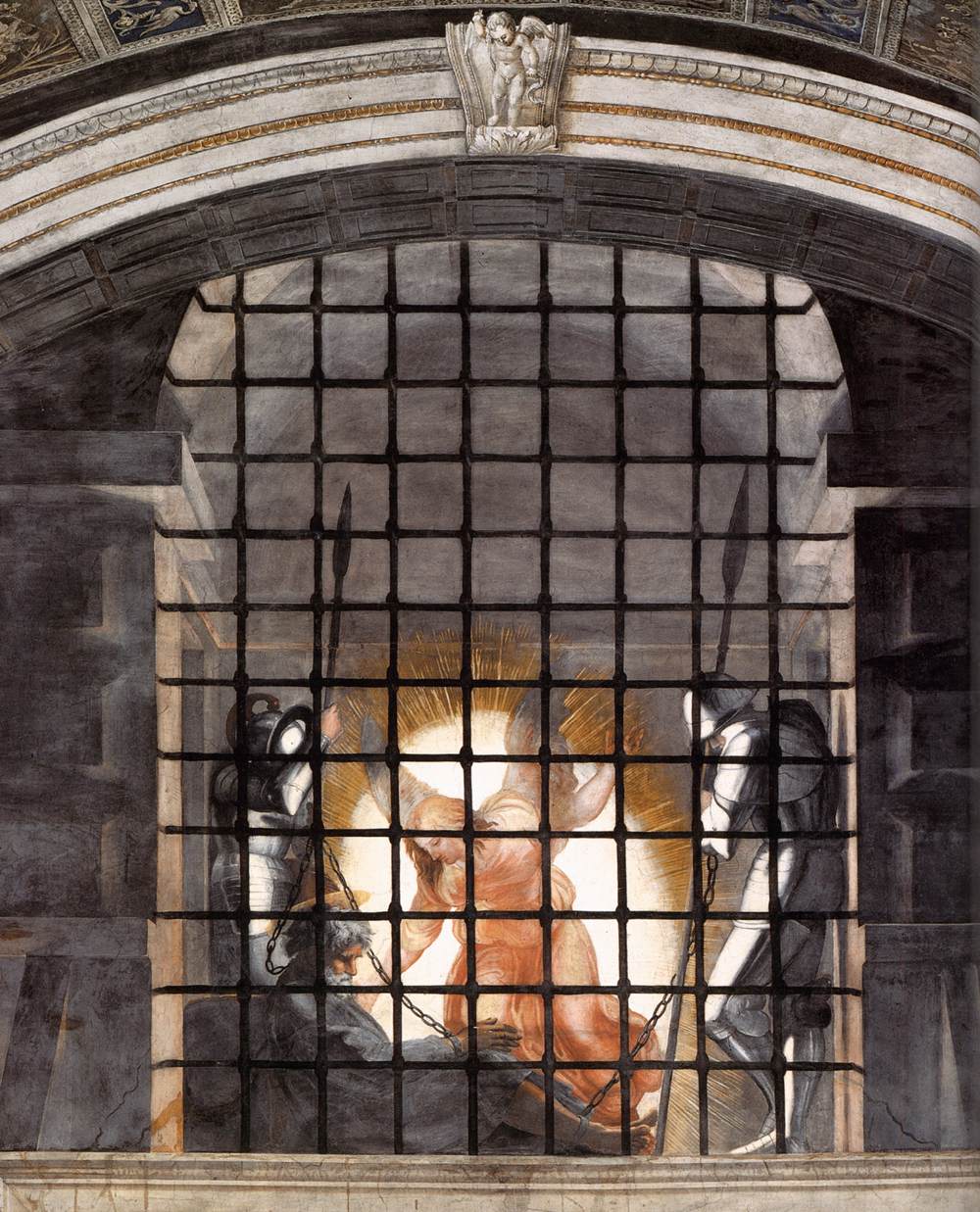 The Liberation of St Peter (detail)