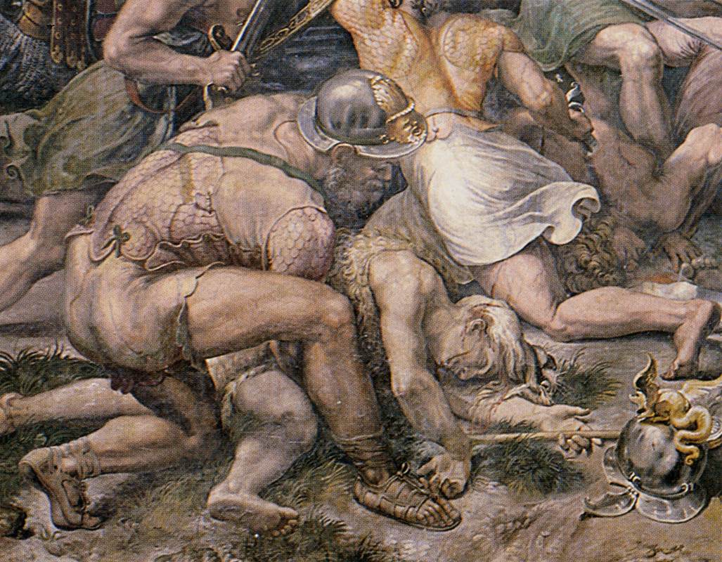The Battle at Pons Milvius (detail)