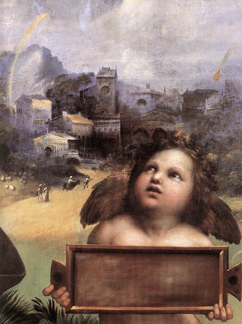 The Madonna of Foligno (detail)