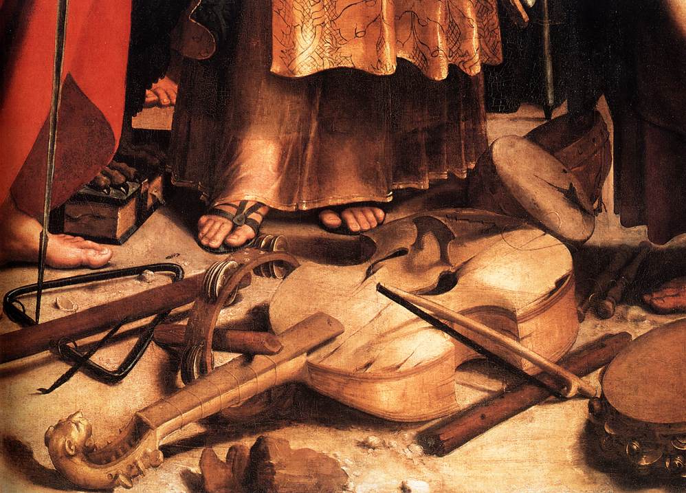 St Cecilia (detail)
