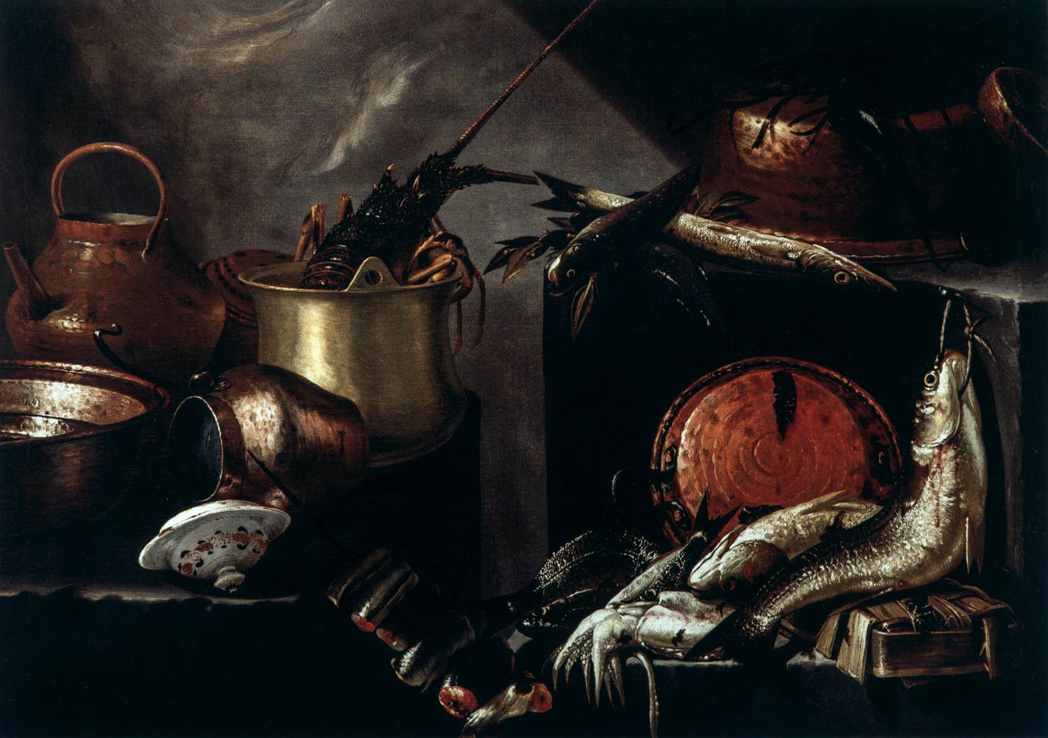 Still-Life with Fish, Shellfish and Copperware