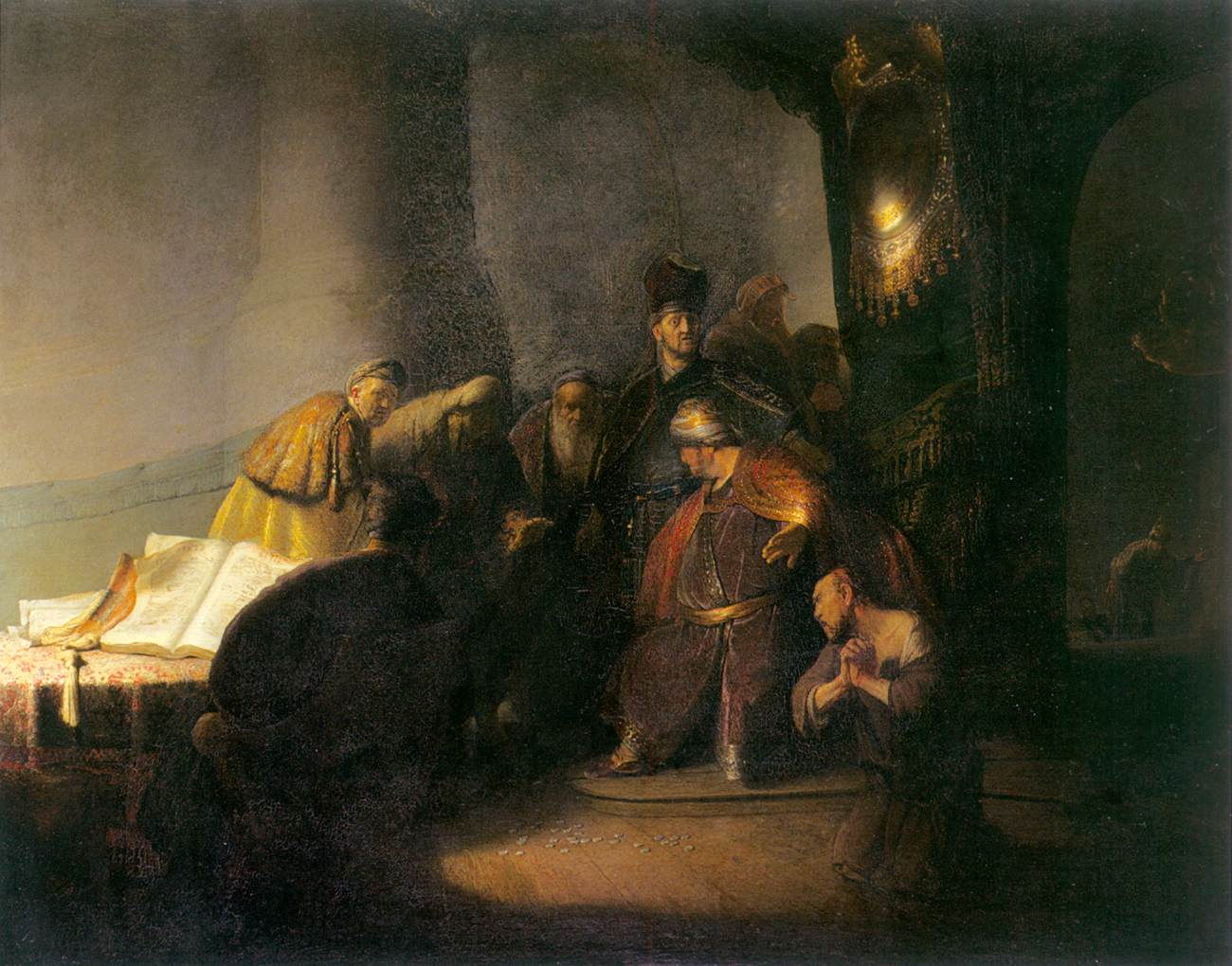 Judas Returning the Thirty Pieces of Silver