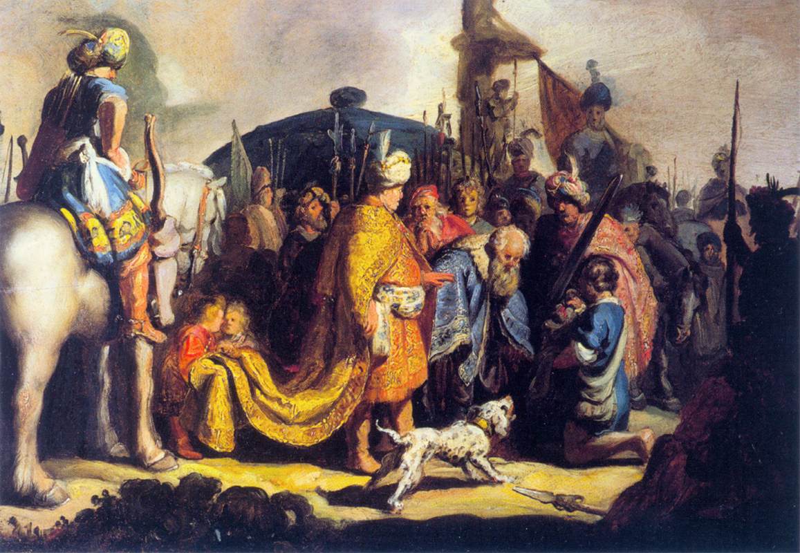 David Presenting the Head of Goliath to King Saul