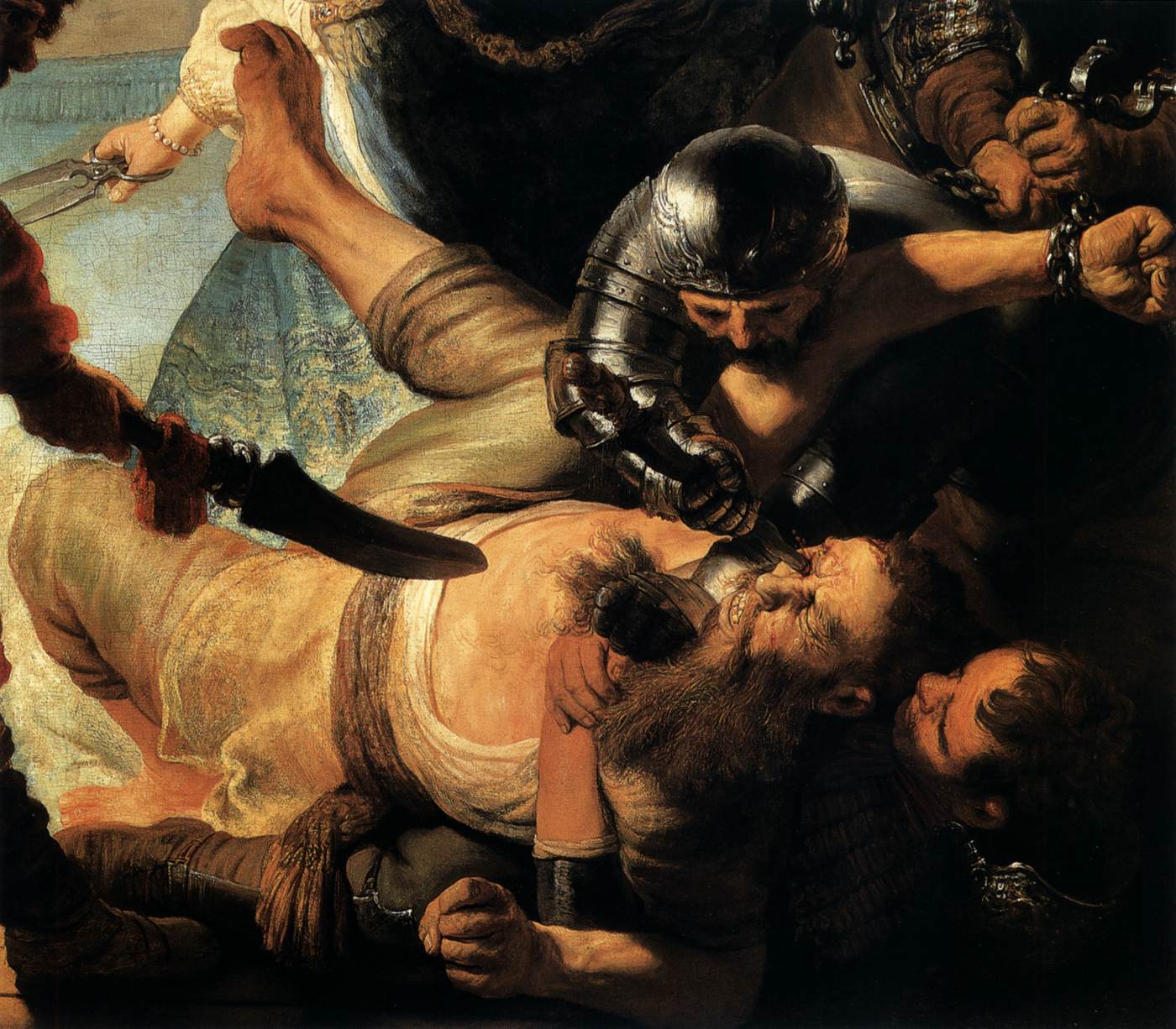 The Blinding of Samson (detail)