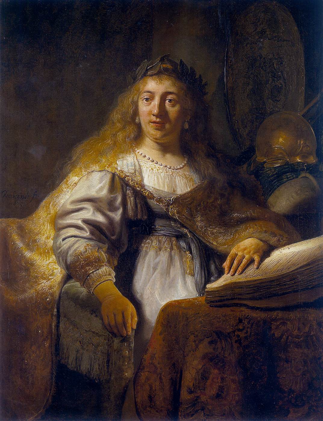 Minerva in her Study (detail)