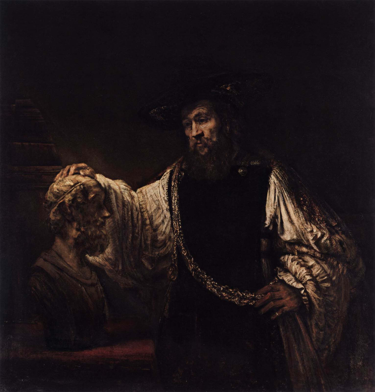 Aristotle with a Bust of Homer