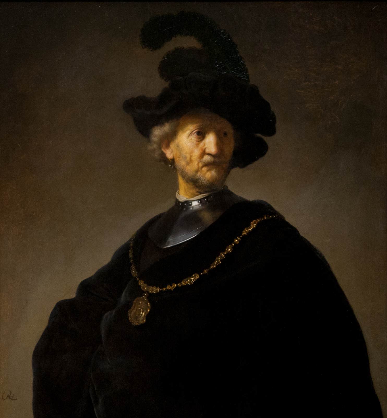 Old Man with a Gold Chain