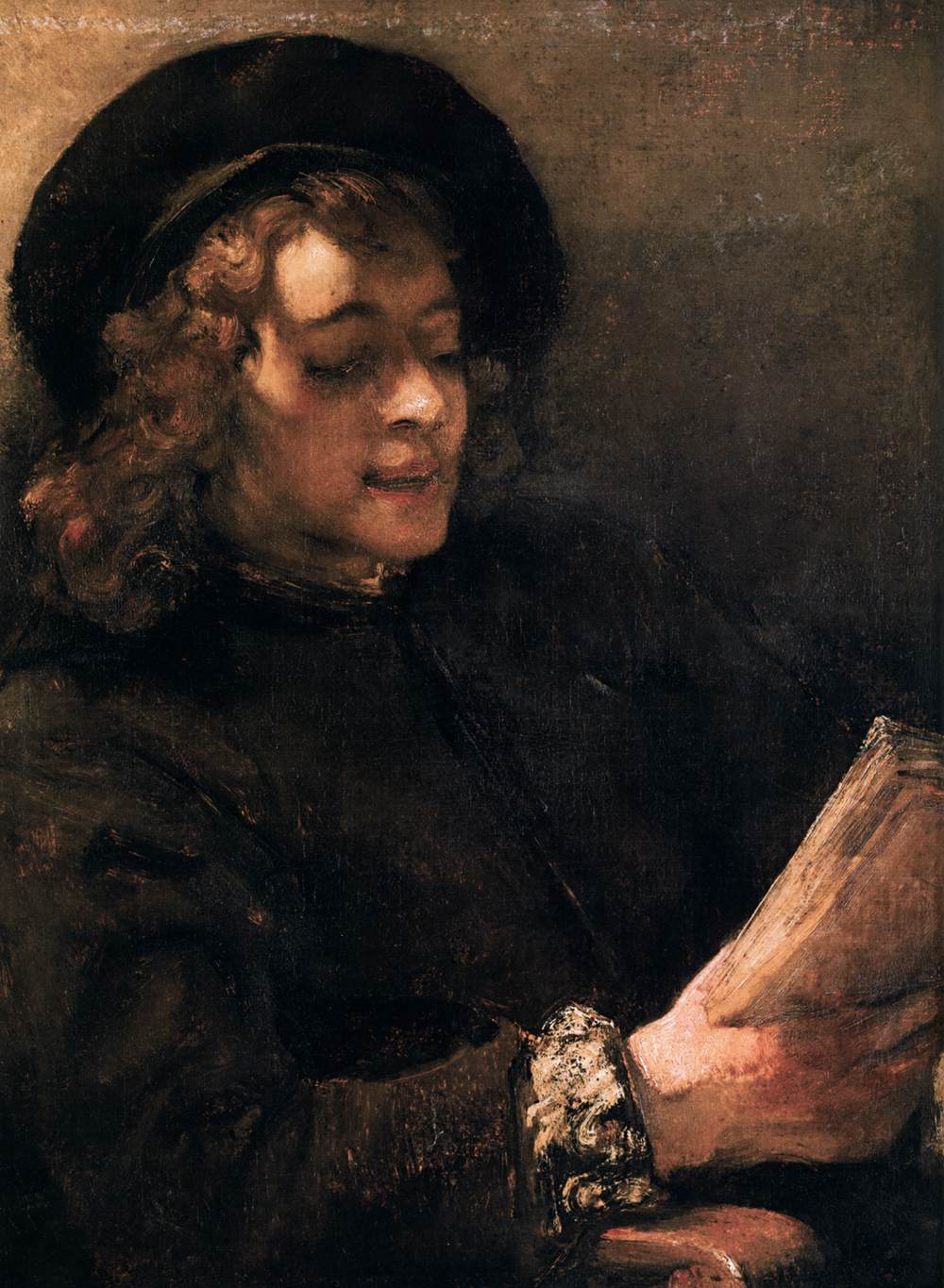 Titus Reading Aloud (detail)