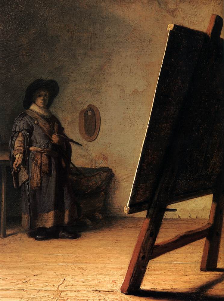The Artist in his Studio (detail)
