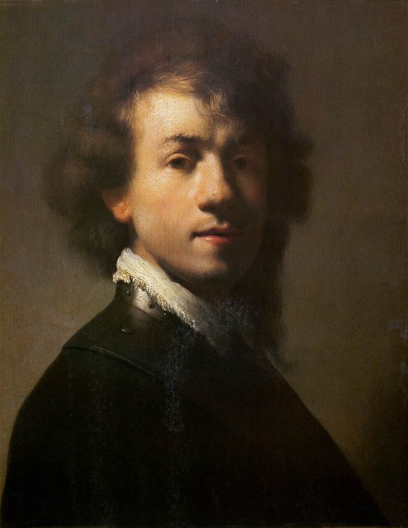 Self-Portrait with Lace Collar