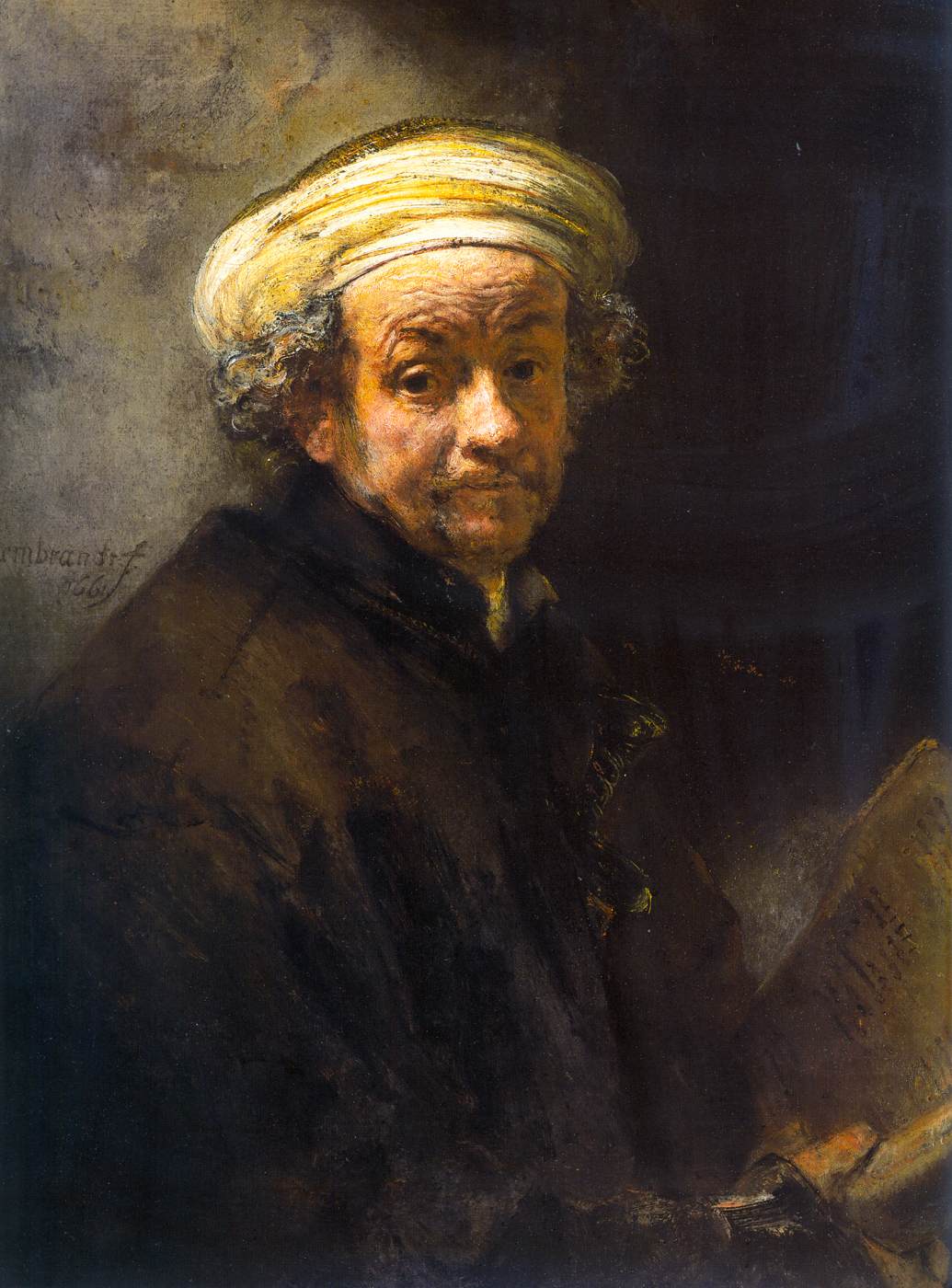 Self-Portrait as the Apostle Paul (detail)