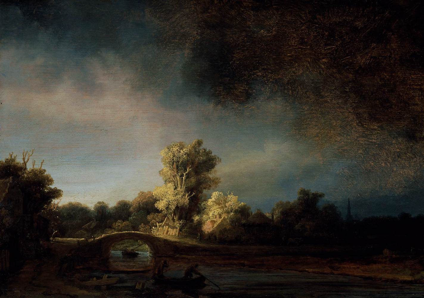 Landscape with a Stone Bridge