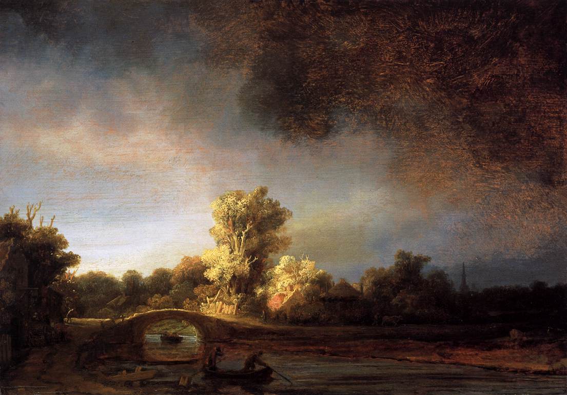 Landscape with a Stone Bridge