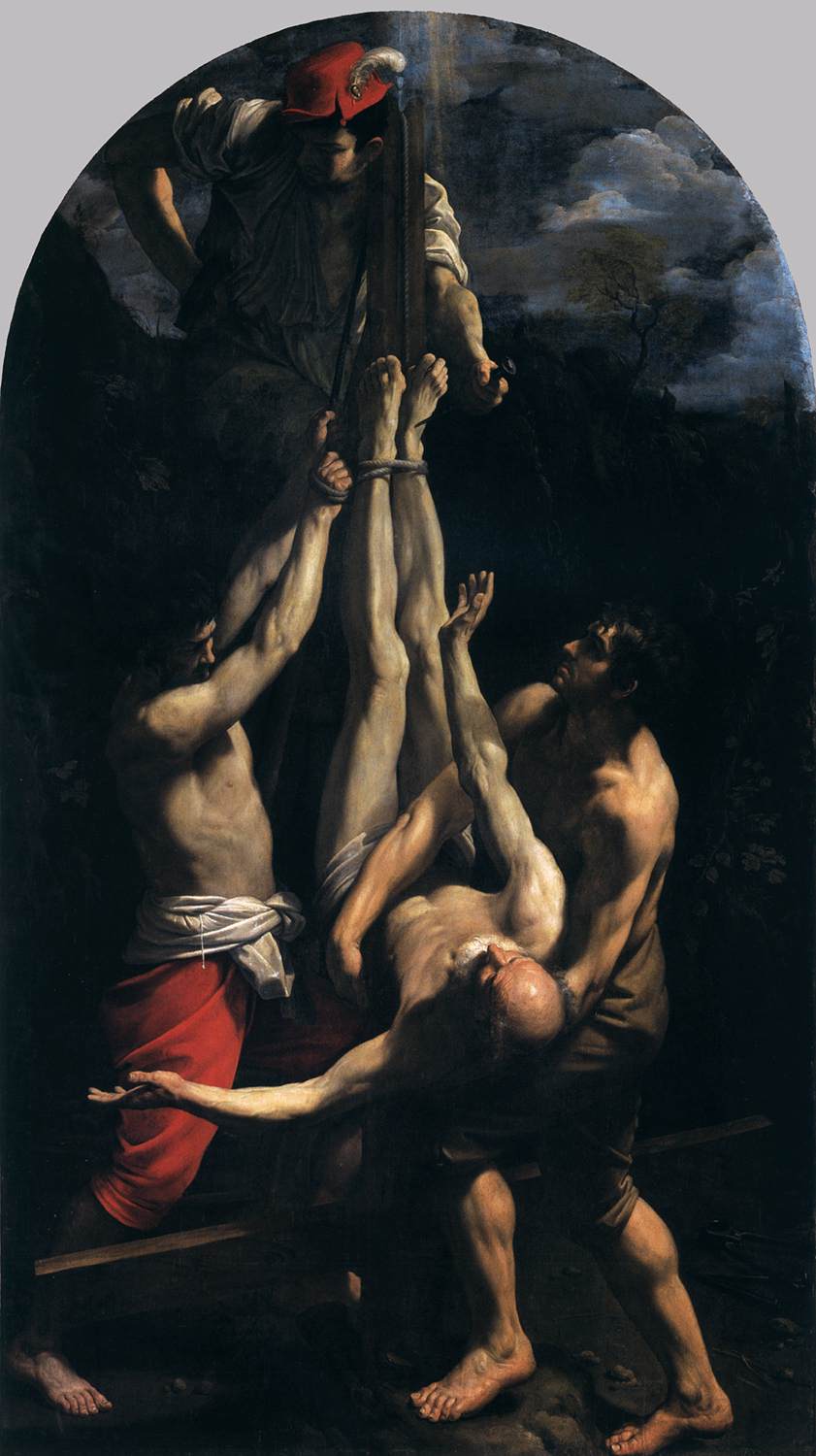 Crucifixion of St Peter