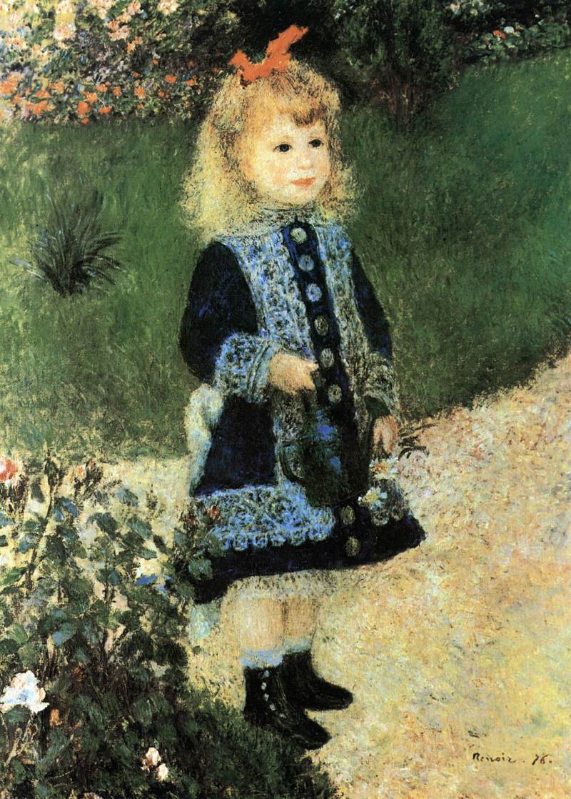 Young Girl with a Watering Can