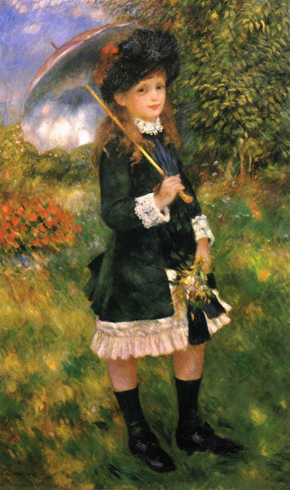 Young Girl with a Parasol (Aline Nunès)