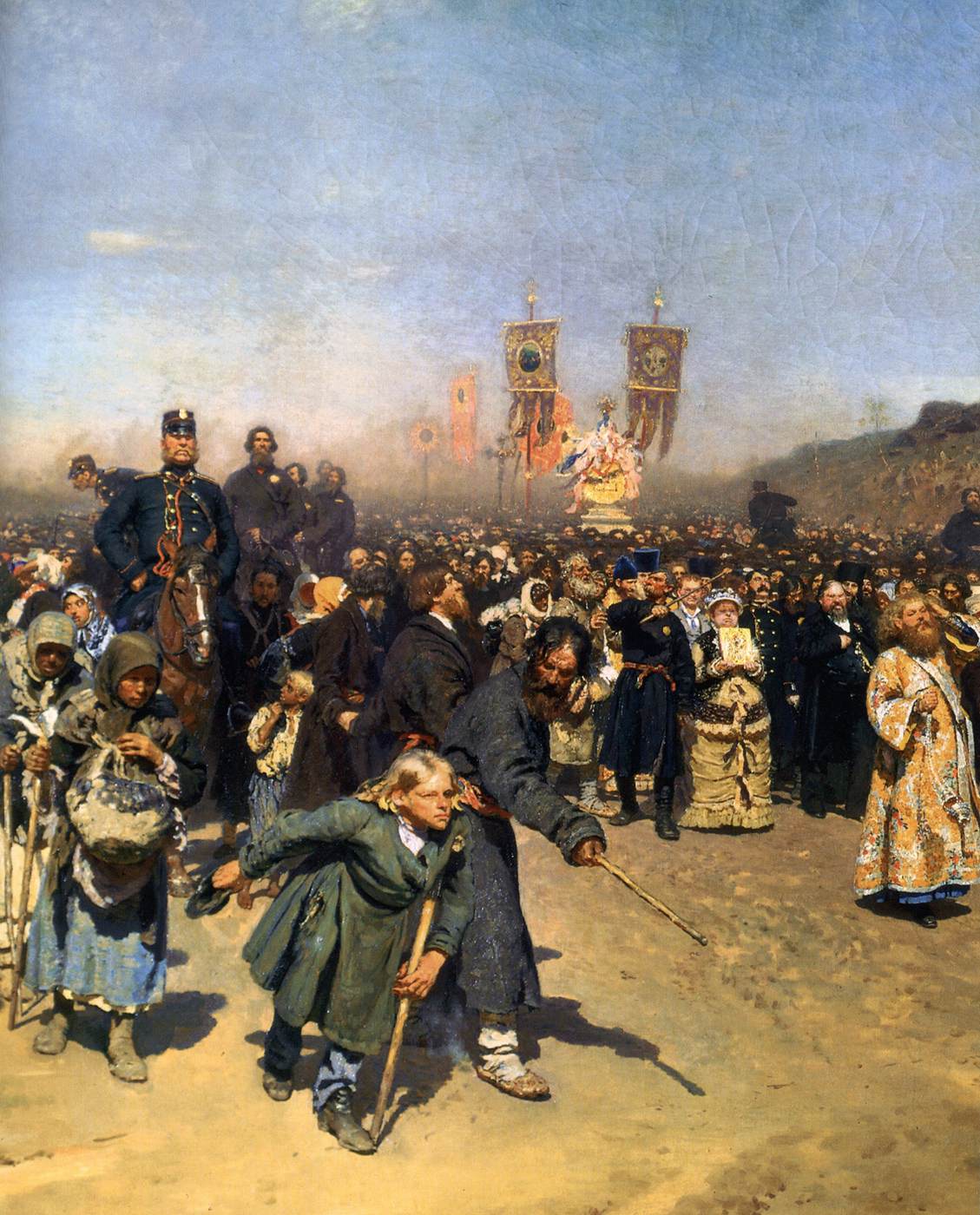 Procession in the Province of Kursk (detail)