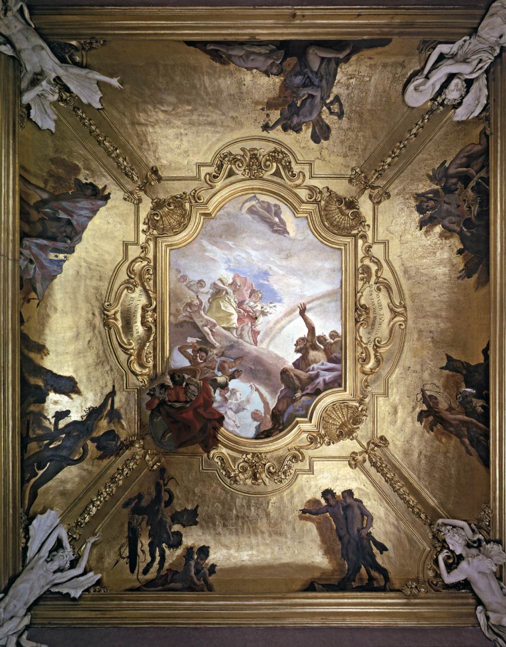 Triumph of Pax and Abundatia over Mars