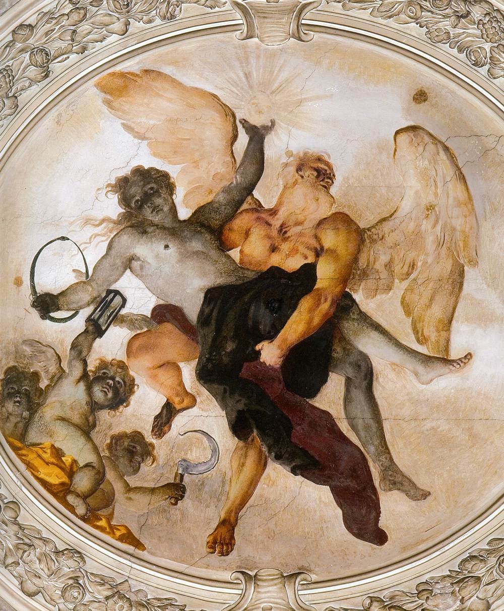 Ceiling of the staircase