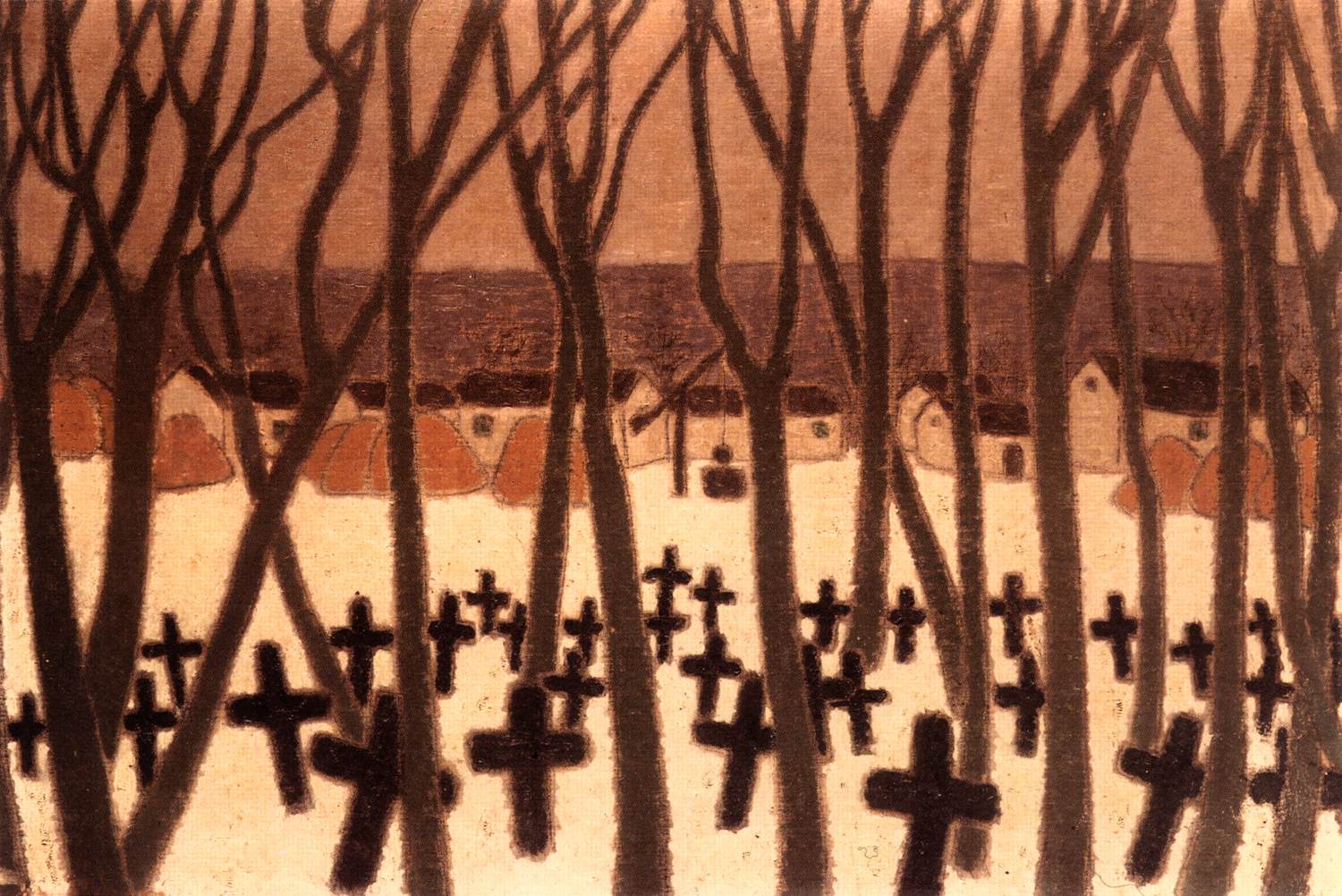 Cemetery in the Great Plain