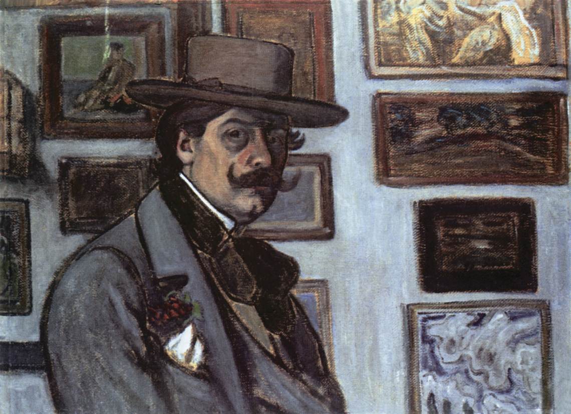 Self-Portrait in a Brown Hat
