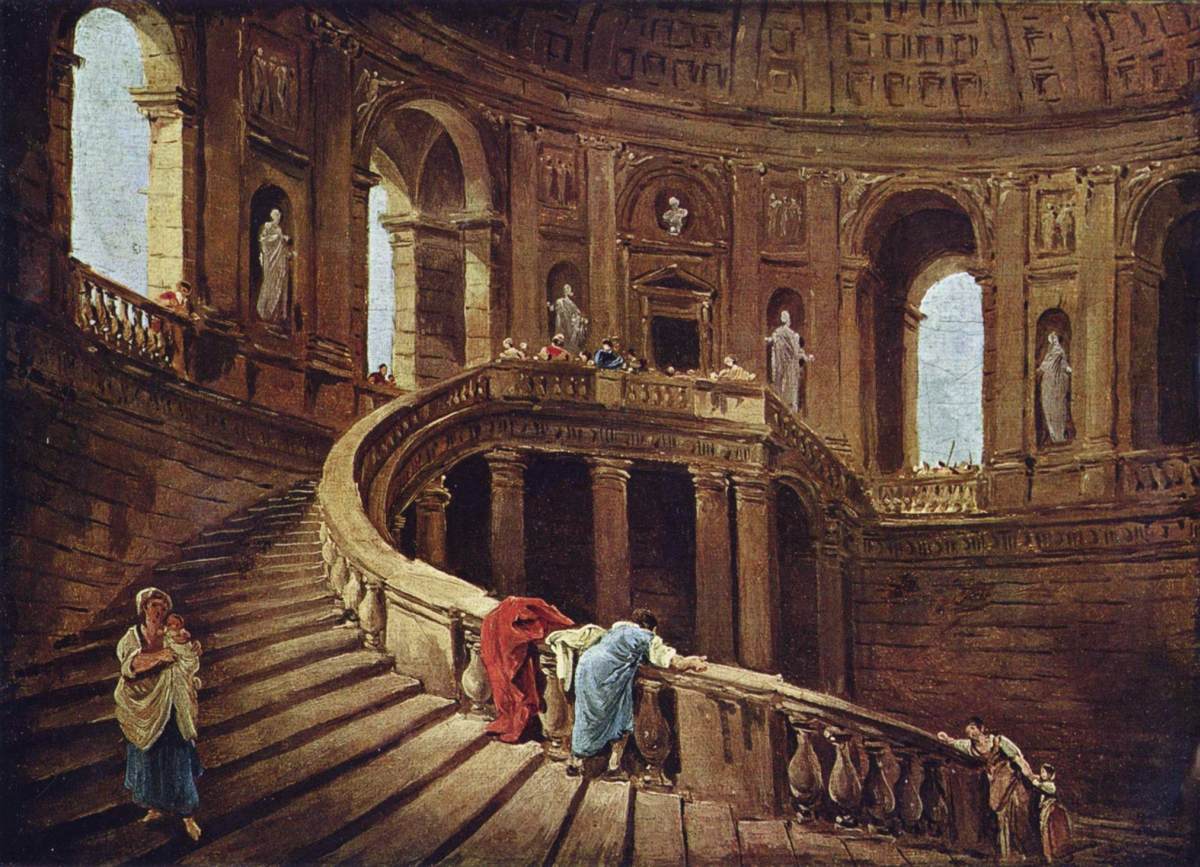 Staircase (Scala Regia) in the Palace of Caprarola