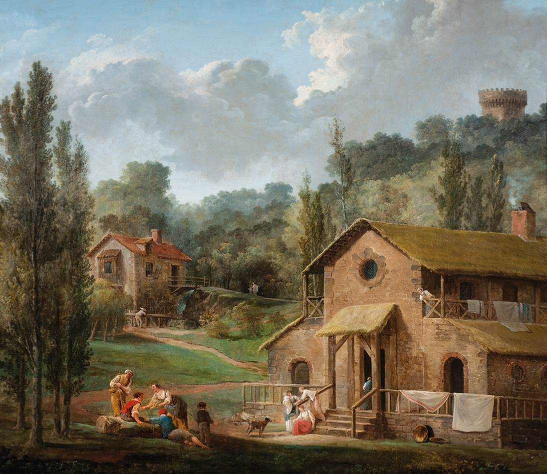 Washerwomen in an Imaginary Landscape